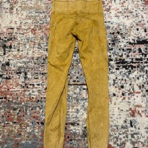 Lululemon mustard yellow leggings